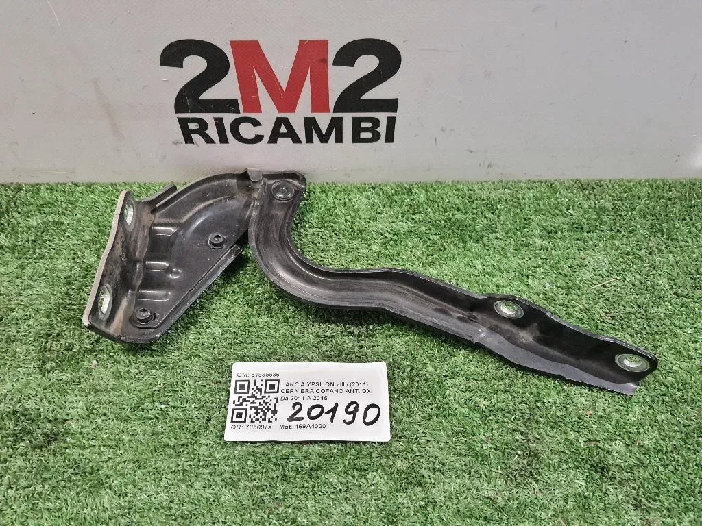 Cerniera Cofano ANT DX 51835536 Lancia Ypsilon III 2011