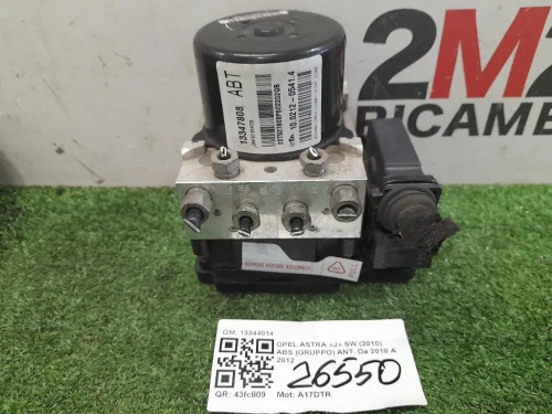 ABS Gruppo ANT 13344014 Opel Astra J SW 2010