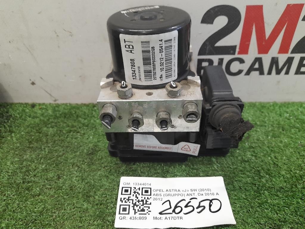 ABS Gruppo ANT 13344014 Opel Astra J SW 2010