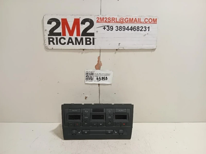Modulo Comando Riscaldamento Clima 8E0 820 043 Audi A4 8K2 2012