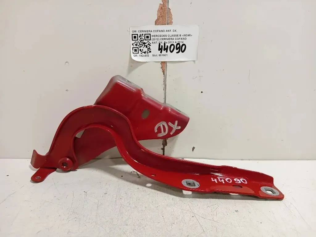 Cerniera Cofano ANT DX A2468800428 Mercedes Classe B W246 2012