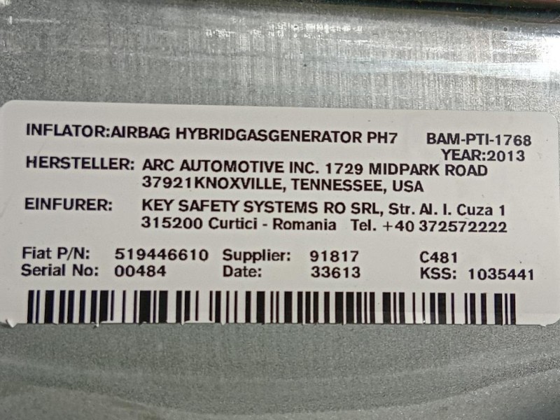 Air-bag Passeggero P52029339AD Dodge Nitro 2007