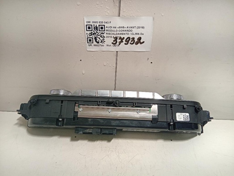 Modulo Comando Riscaldamento Clima 8W0820043F Audi A4 8W5 Avant 2015