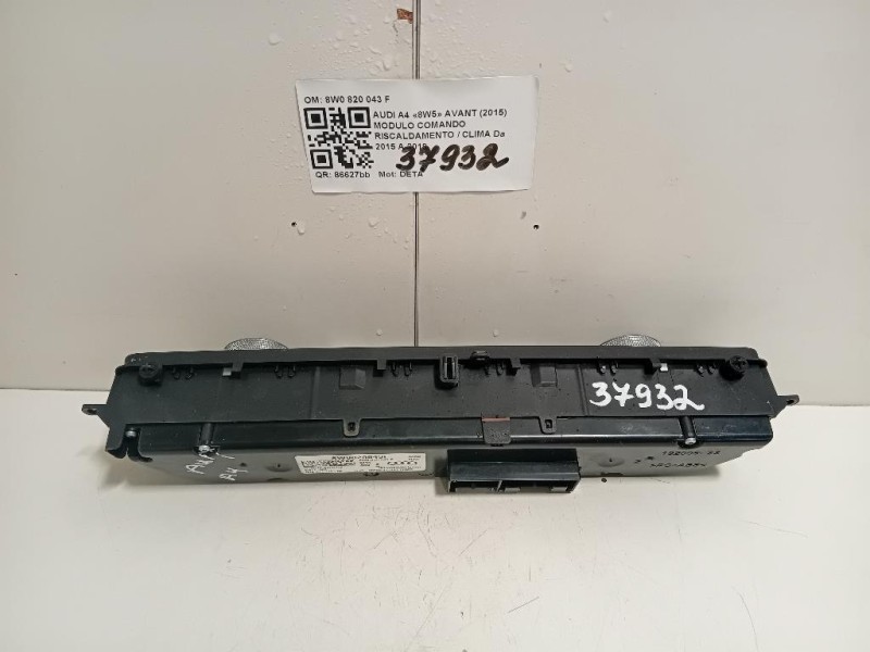 Modulo Comando Riscaldamento Clima 8W0820043F Audi A4 8W5 Avant 2015