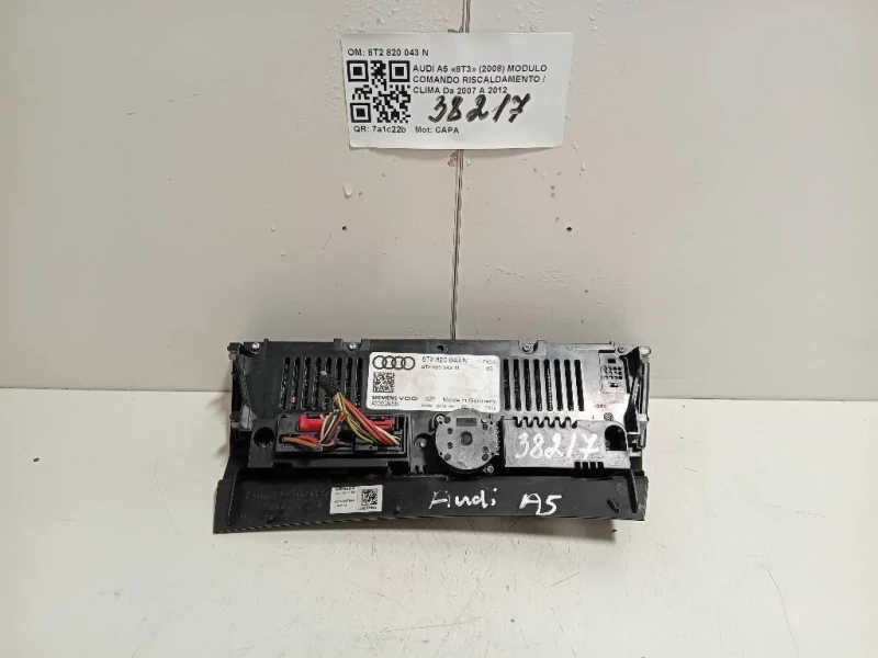 Modulo Comando Riscaldamento Clima 8T2820043N Audi A5 8T3 2008