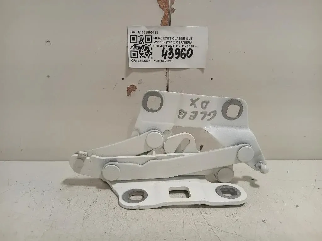 Cerniera Cofano ANT DX A1668800128 Mercedes Classe GLE W166 2015