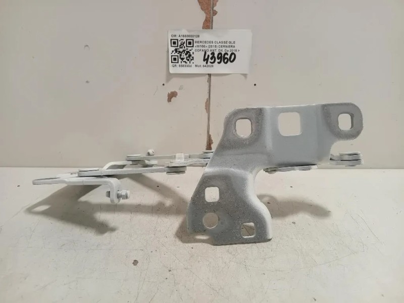 Cerniera Cofano ANT DX A1668800128 Mercedes Classe GLE W166 2015