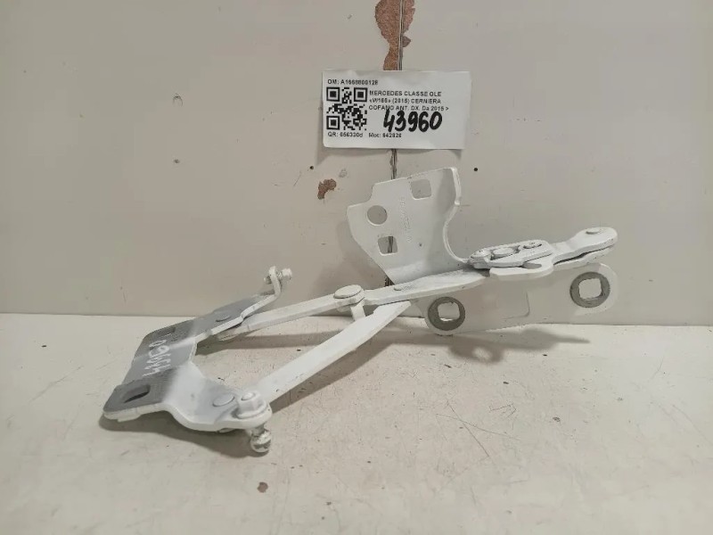 Cerniera Cofano ANT DX A1668800128 Mercedes Classe GLE W166 2015