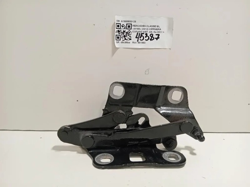 Cerniera Cofano ANT DX A1668800128 Mercedes Classe GLE W166 2015