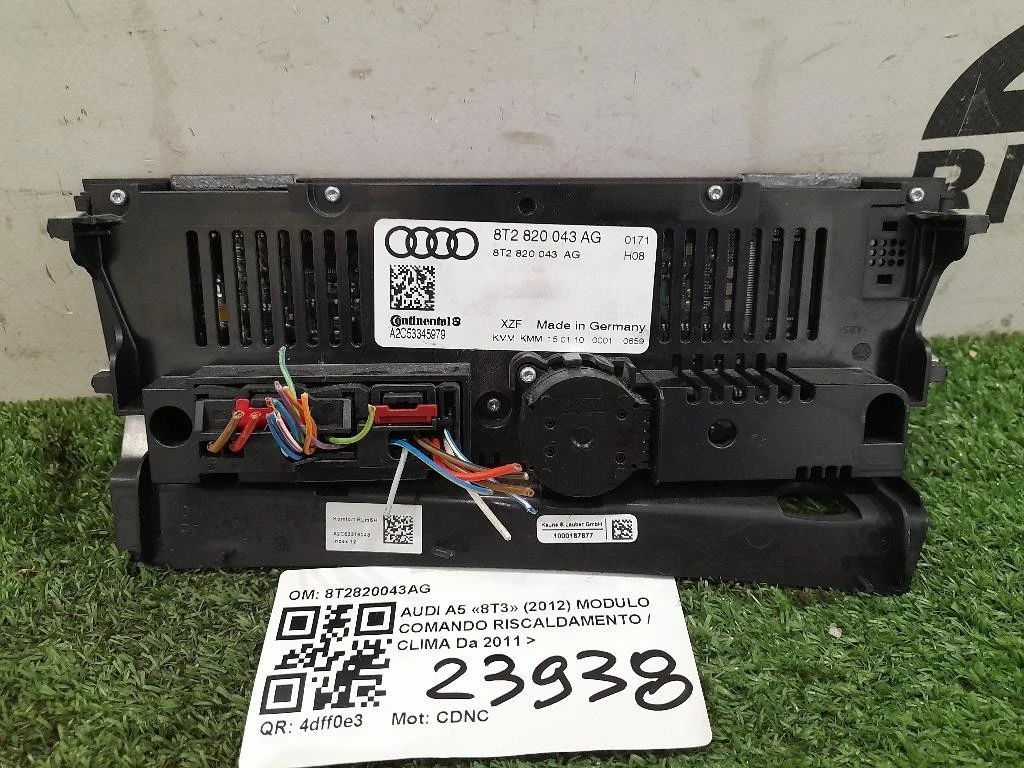 Modulo Comando Riscaldamento Clima 8T2820043AG Audi A5 8T3 2012