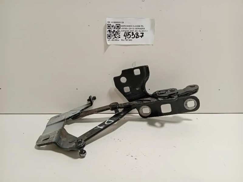 Cerniera Cofano ANT DX A1668800128 Mercedes Classe GLE W166 2015