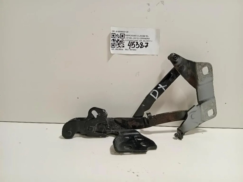 Cerniera Cofano ANT DX A1668800128 Mercedes Classe GLE W166 2015