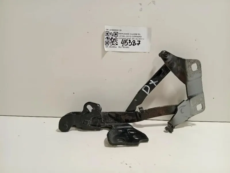 Cerniera Cofano ANT DX A1668800128 Mercedes Classe GLE W166 2015