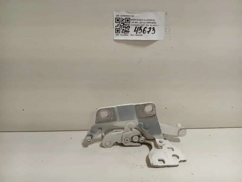 Cerniera Cofano ANT DX A1668800128 Mercedes Classe ML W166 2012