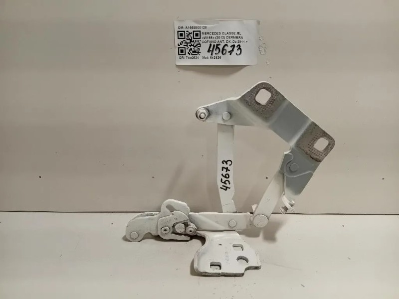 Cerniera Cofano ANT DX A1668800128 Mercedes Classe ML W166 2012