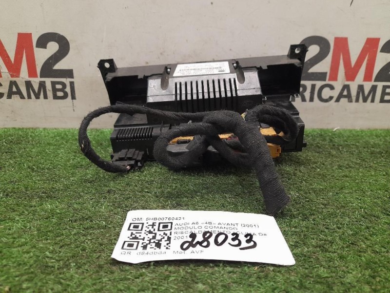 Modulo Comando Riscaldamento Clima 5HB00760421 Audi A6 4B Avant 2001