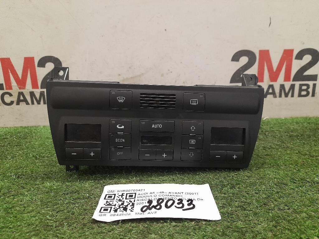 Modulo Comando Riscaldamento Clima 5HB00760421 Audi A6 4B Avant 2001