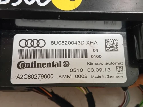 Modulo Comando Riscaldamento Clima 8U0 820 043 D Audi Q3 8UB 2012