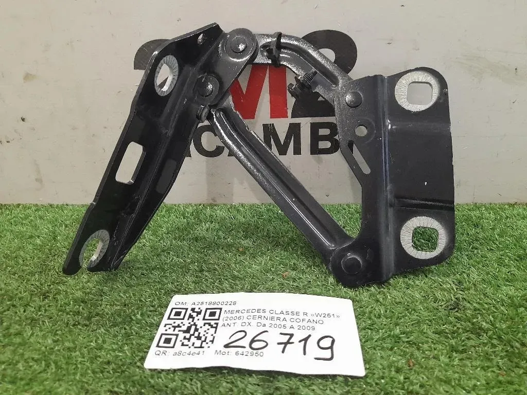 Cerniera Cofano ANT DX A2518800228 Mercedes Classe R W251 2006