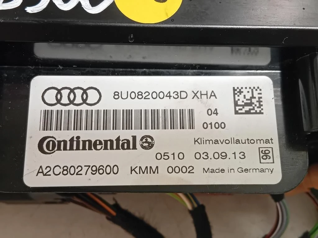 Modulo Comando Riscaldamento Clima 8U0 820 043 D Audi Q3 8UB 2012