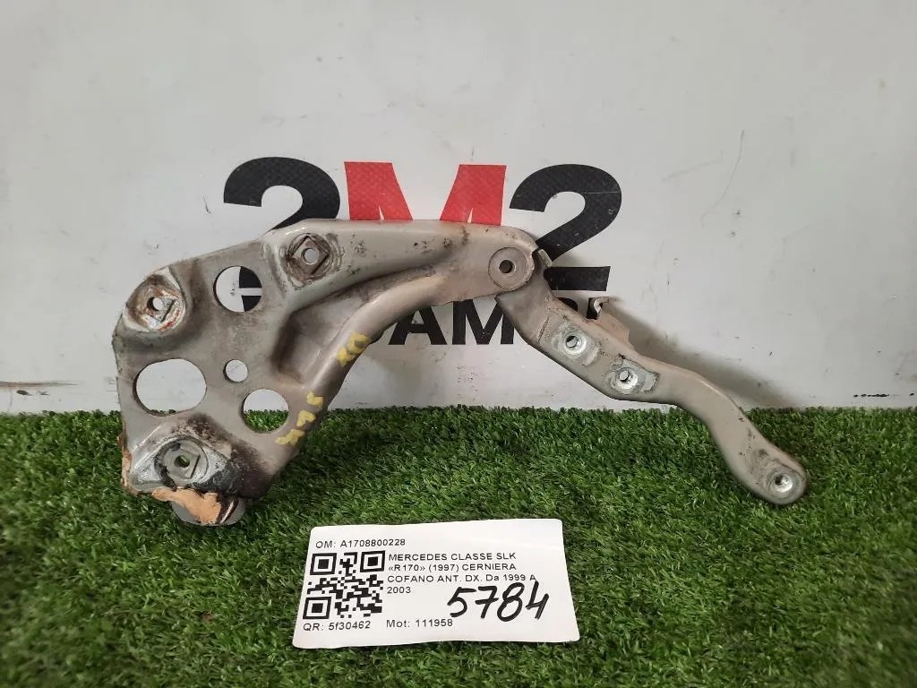 Cerniera Cofano ANT DX A1708800228 Mercedes Classe SLK R170 1997