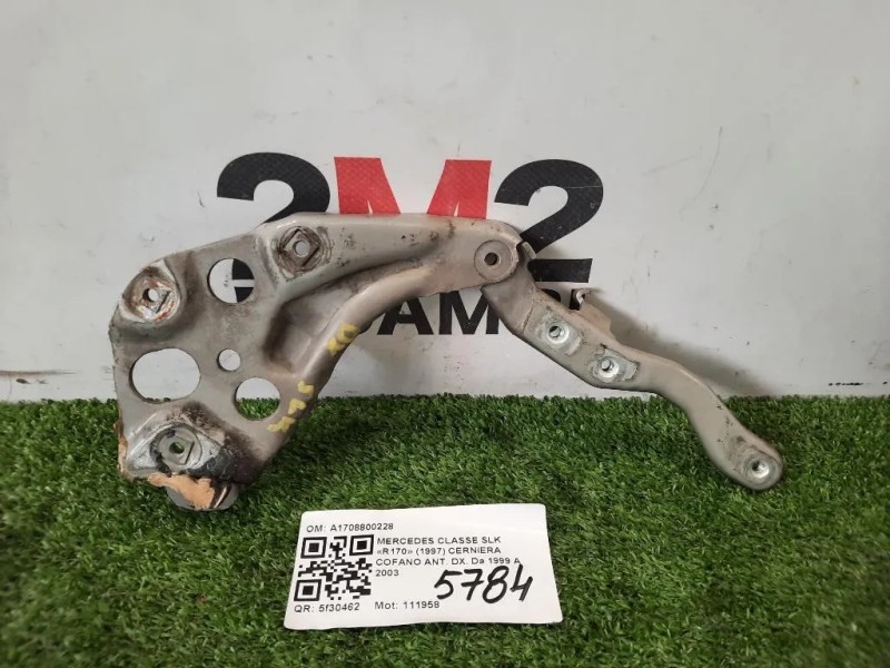 Cerniera Cofano ANT DX A1708800228 Mercedes Classe SLK R170 1997