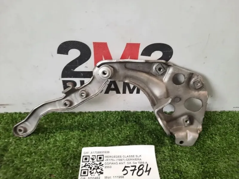 Cerniera Cofano ANT DX A1708800228 Mercedes Classe SLK R170 1997