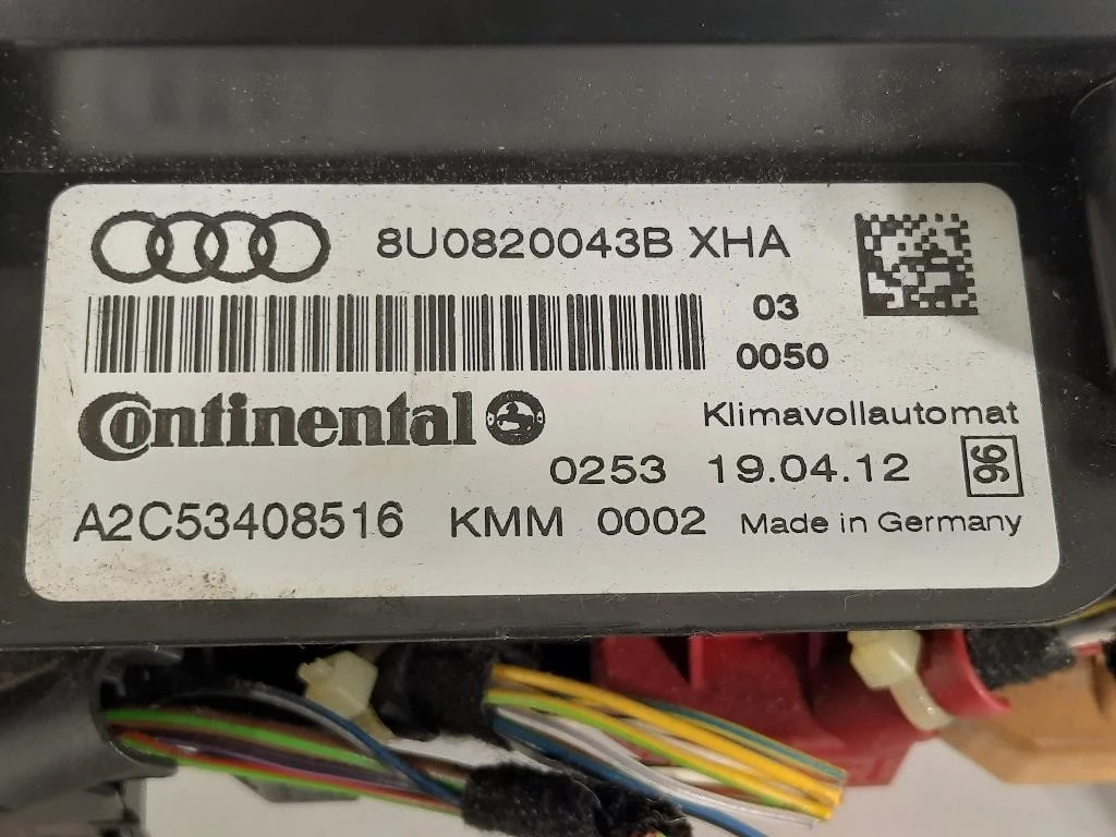 Modulo Comando Riscaldamento Clima 8U0820043B Audi Q3 8UB 2012