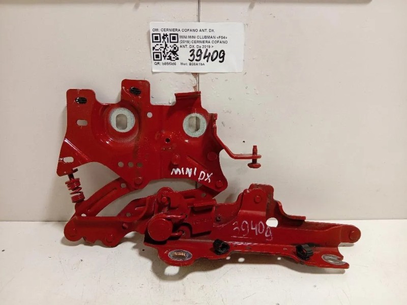 Cerniera Cofano ANT DX CERNIERA COFANO ANT DX Mini MINI Clubman F54 2019