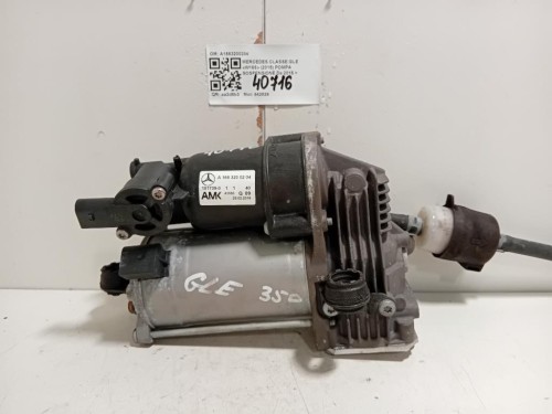 Pompa Sospensione A1663200204 Mercedes Classe GLE W166 2015