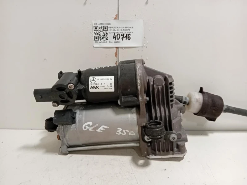 Pompa Sospensione A1663200204 Mercedes Classe GLE W166 2015