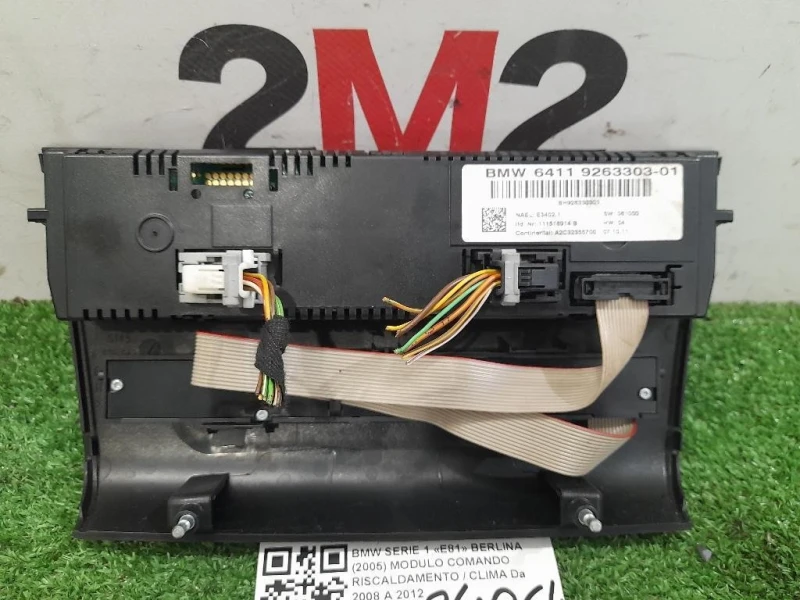 Modulo Comando Riscaldamento Clima 64119263303 Bmw Serie 1 E81 Berlina 2005