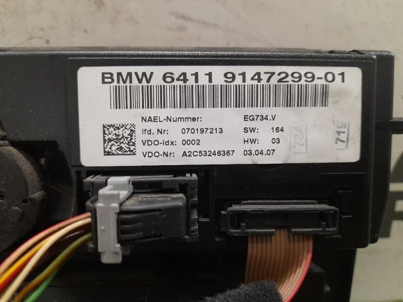 Modulo Comando Riscaldamento Clima 64119147299 Bmw Serie 1 E87 Berlina 2005