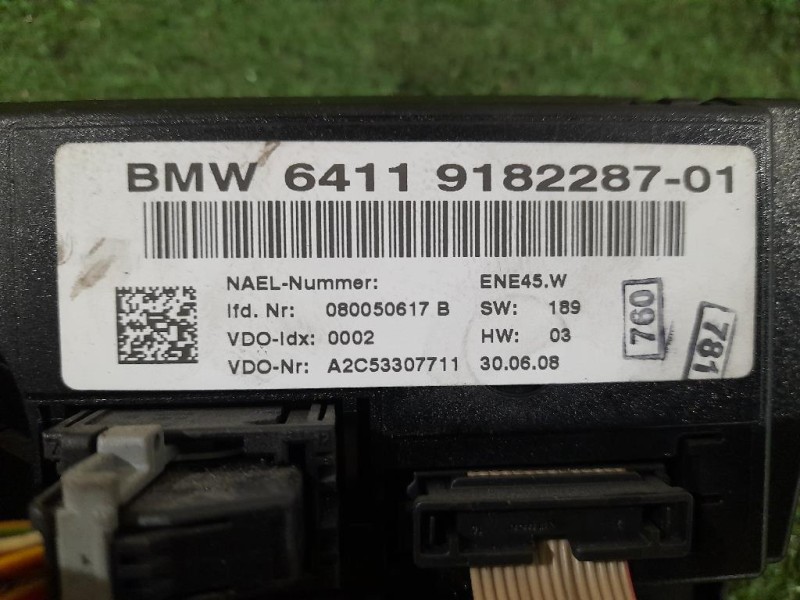 Modulo Comando Riscaldamento Clima 64119182287 Bmw Serie 1 E87 Berlina 2005