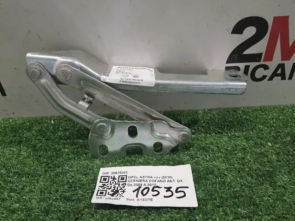 Cerniera Cofano ANT DX 20879203 Opel Astra J 2010