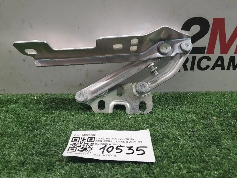 Cerniera Cofano ANT DX 20879203 Opel Astra J 2010