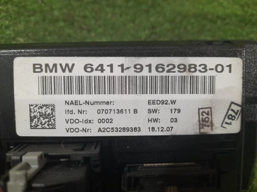 Modulo Comando Riscaldamento Clima 6411916298301 Bmw Serie 1 E87 Berlina 2005