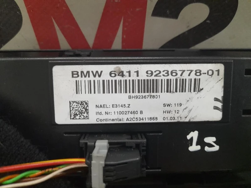 Modulo Comando Riscaldamento Clima 64119236778 Bmw Serie 1 E87 Berlina 2005