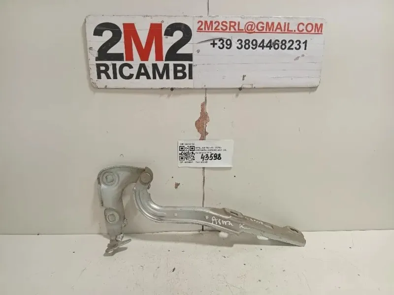 Cerniera Cofano ANT DX 39032150 Opel Astra K 2016