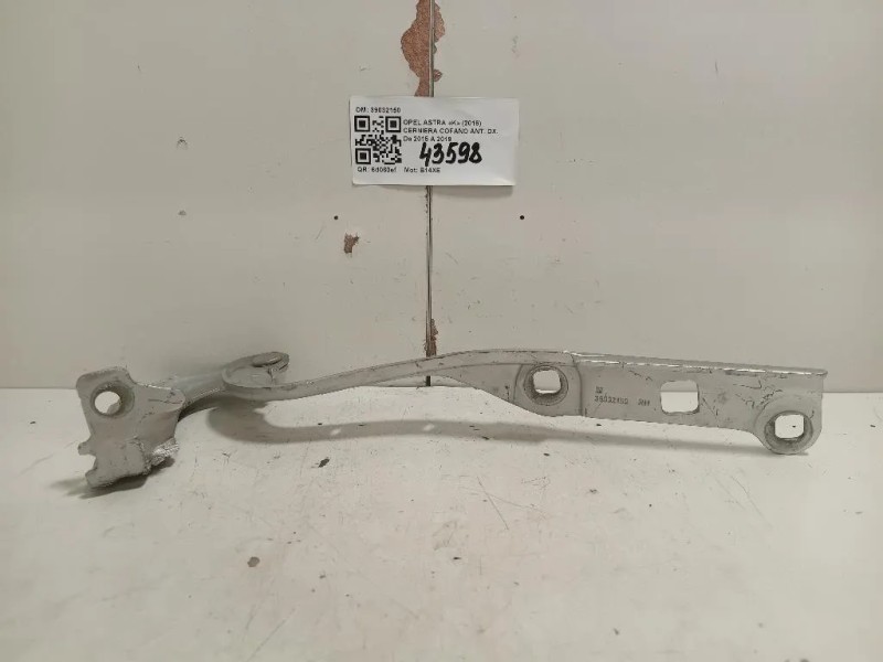 Cerniera Cofano ANT DX 39032150 Opel Astra K 2016