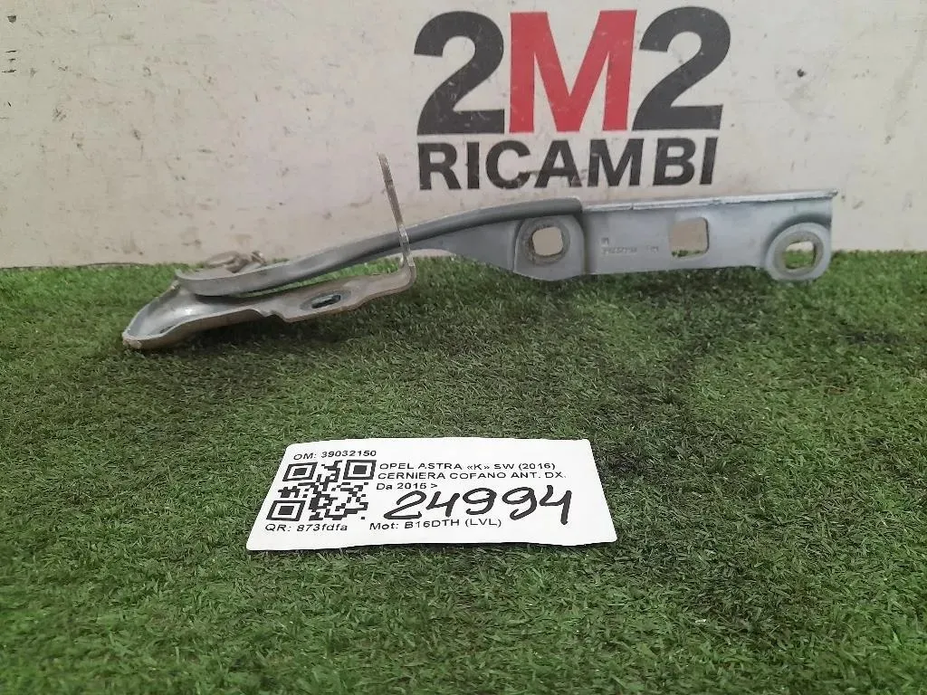 Cerniera Cofano ANT DX 39032150 Opel Astra K SW 2016
