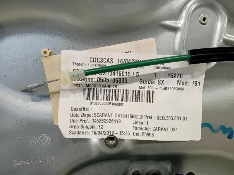 Porta ANT DX 6000634835 Alfa Romeo Giulietta 2010