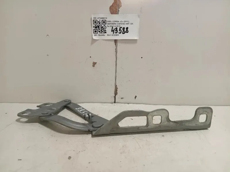 Cerniera Cofano ANT DX 473499010 Opel Corsa D 2011