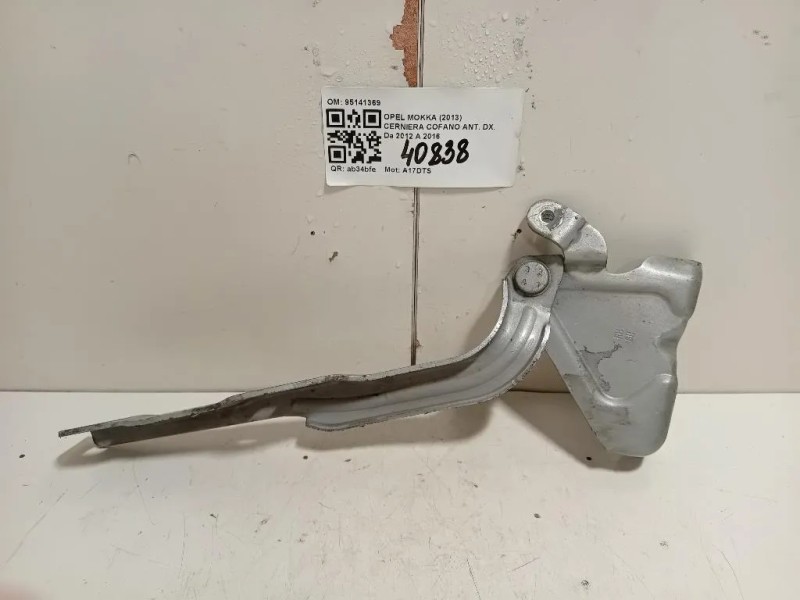 Cerniera Cofano ANT DX 95141369 Opel Mokka 2013