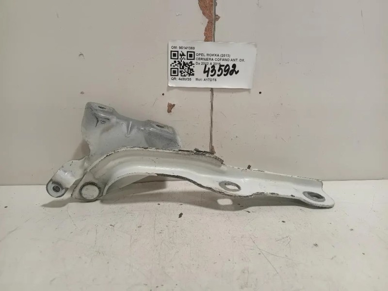 Cerniera Cofano ANT DX 95141369 Opel Mokka 2013
