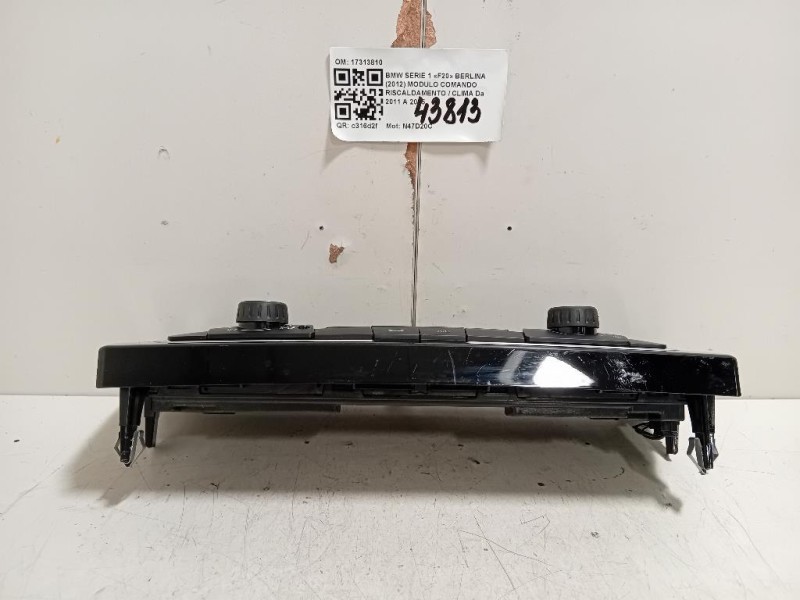 Modulo Comando Riscaldamento Clima F20 F21 F22 Bmw Serie 1 F20 Berlina 2012