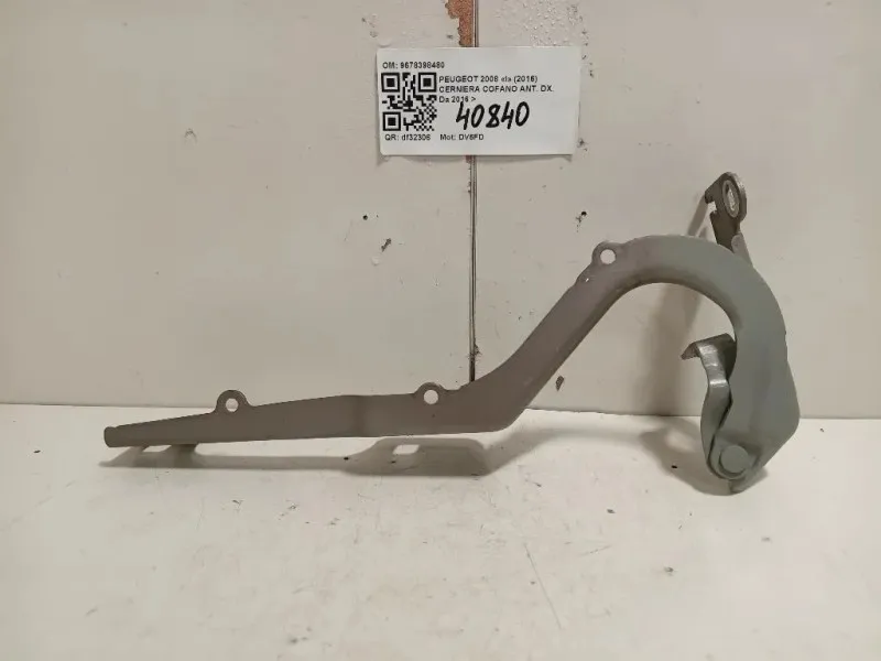 Cerniera Cofano ANT DX 9678398480 Peugeot 2008 I 2016