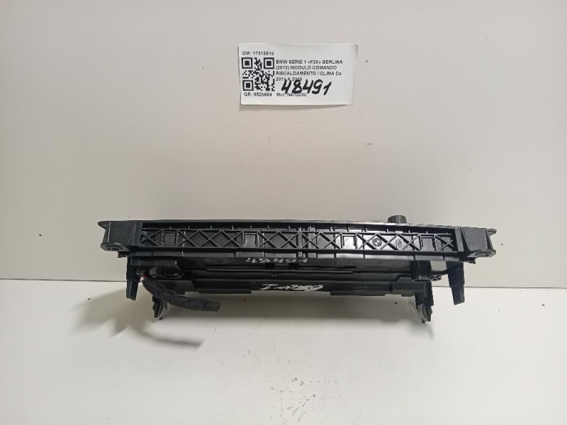 Modulo Comando Riscaldamento Clima 17313810 Bmw Serie 1 F20 Berlina 2012