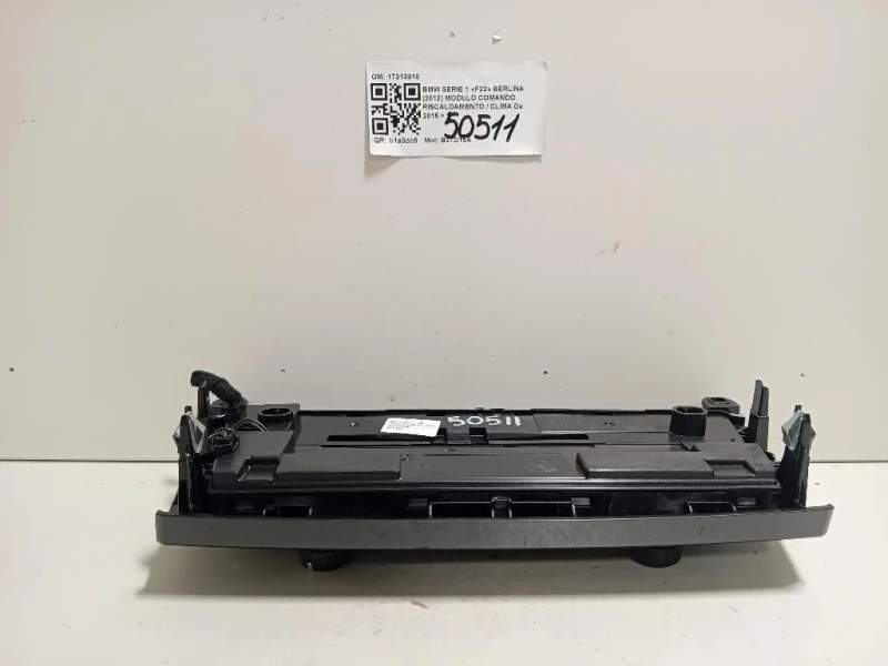 Modulo Comando Riscaldamento Clima 17313810 Bmw Serie 1 F20 Berlina 2012