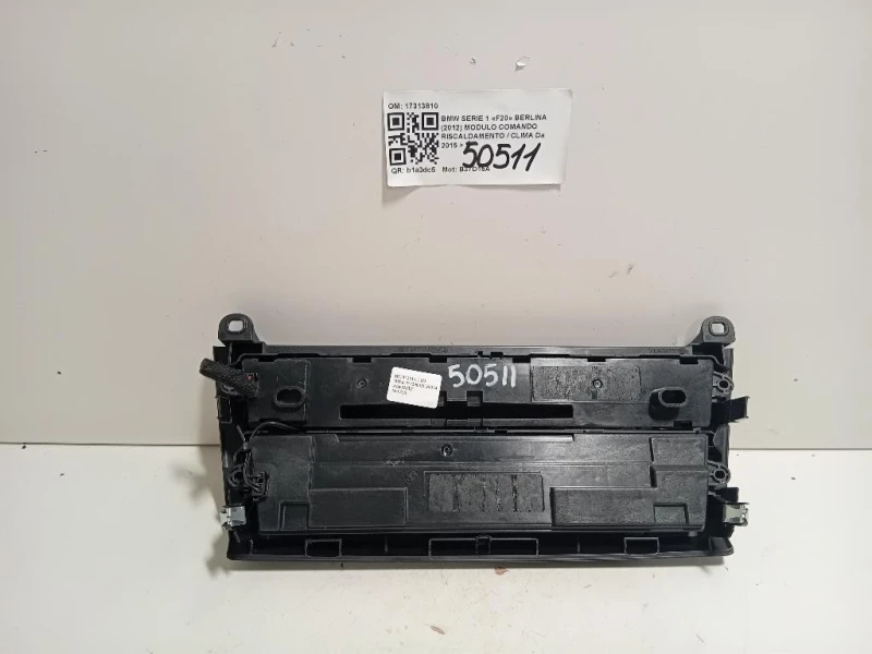 Modulo Comando Riscaldamento Clima 17313810 Bmw Serie 1 F20 Berlina 2012